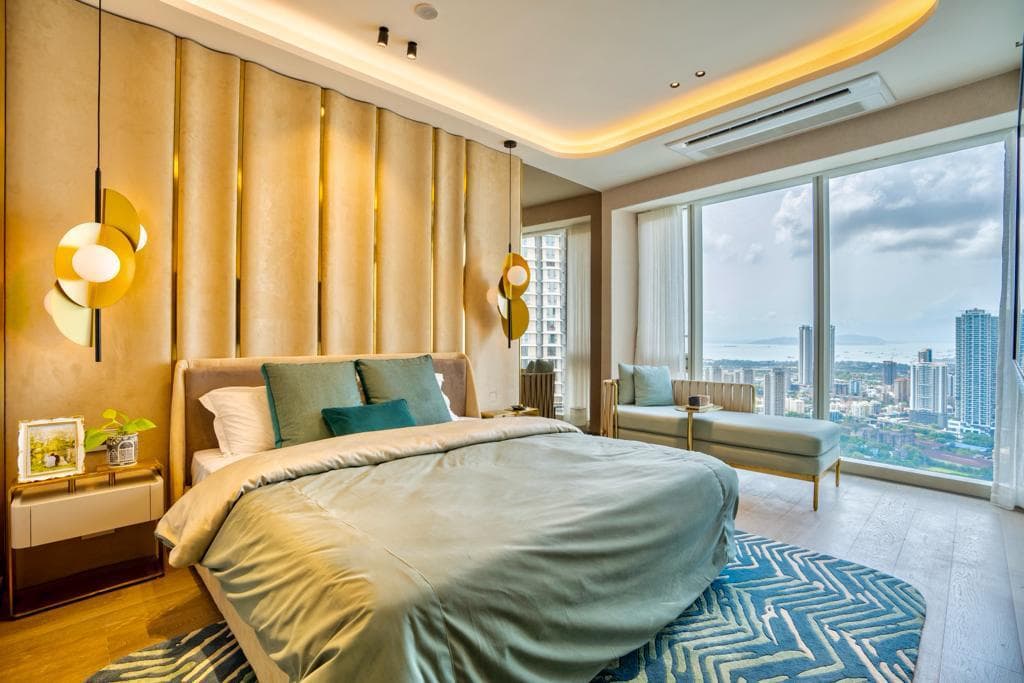 Large 3 BHK + Servant Floor Plan